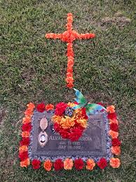 Dia De Los Muertos Grave Marker Day Of The Dead 2017 Gravesite Decorations Cemetery Decorations Grave Decorations