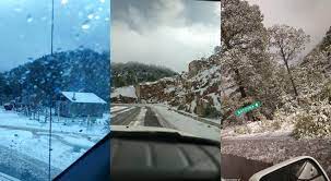 Asi Cubrio Nieve Bahuichivo San Rafael Urique Fotos Tiempo