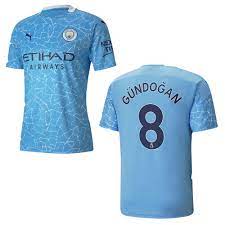 Check out the evolution of manchester city's soccer jerseys on football kit archive. Manchester City Trikot Home Herren 2021 Gundogan 8 Sportiger De