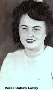 Verda Veree Outlaw Lowry (1924-2009)