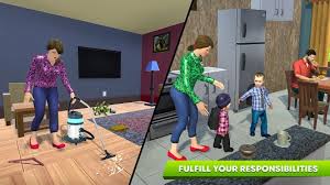 Mother simulator, adından da anlaşılacağı üzere anne olma simülasyonudur. Download Virtual Housewife Family Mother Simulator 1 1 Apk Downloadapk Net