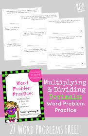 Worksheet will open in a new window. Free Multiplying Decimals Word Problems Set