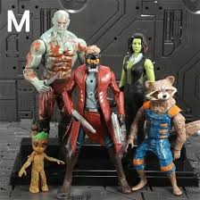 Rocket, groot, gamora, drax le destructeur et. Lot De 5 Figurine Les Gardiens De La Galaxie Star Lord Gamora Rocket Raccoon Drax The Destroyer Baby Groot Cdiscount Jeux Jouets