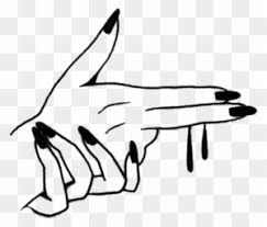 Find gifs with the latest and newest hashtags! Hand Aesthetic Tumblr Sticker By J U N O Gun Drawing Free Transparent Png Clipart Images Download