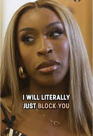 Jackie Blocking People