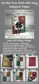 Add tear and tape to the ends to hold the strip inside the card. Unique Card Folds For Christmas Melissa S Crafting Treehouse