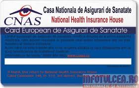 Sistemul informatic al cardului national de asigurari de sanatate este in stare de functionare incepand de azi,miercuri, de la ora 19,00, iar in continuare casa nationala de asigurari de sanatate (cnas) a anuntat marti ca va emite la sfarsitul lunii octombrie un ordin care vizeaza obligativitatea validarii. Card European Duplicat De SÄƒnÄƒtate Contracost Info Tulcea