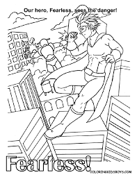 This coloring book includes a lot of beautiful images of famous and beloved superhero characters. Cartoon Coloring Pages Adventures Of Fearless 1 Free