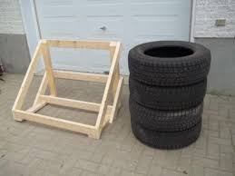 Support De Pneus Tire Rack Garage Storage Diy Garage Shelving Unit