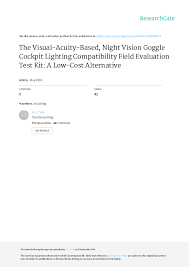 pdf the visual acuity based night vision goggle cockpit