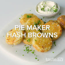 Pie Maker Hash Browns Recipe Recipes Mini Pie Recipes Hashbrown Recipes