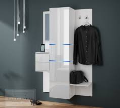 Garderobe coast wotan eiche dekor und grau 4 teilig. Kaufexpert Garderobe Camino Weiss Hochglanz Mit Spiegel Led Beleuchtung Garderoben Set Garderobenset Dielen Set Dielenset Wandgarderobe Diele Flur Flurgarderobe