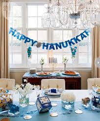 Interiors Style At Home Chanukah Decor Hannukah Decorations Hanukkah Decorations