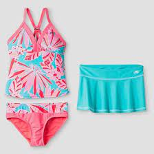 Girls Tankini Swimsuit Set Light Orange R Way By Zeroxposur Target Girls Tankini Swimsuits Tankini