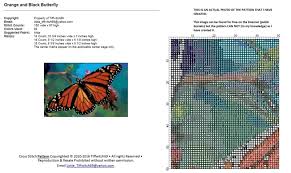 Or choose your own colors. Free Orange And Black Butterfly Cross Stitch Pattern Needlepoint Listia Com Auctions For Free Stuff