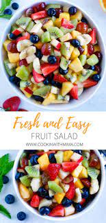 Easy Fruit Salad Recipe Fruit Salad Easy Fruit Salad Recipes Fresh Fruit Salad