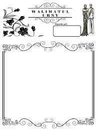 Anda dapat menerapkan bingkai undangan hasil download digunakan untuk bingkai undangan tahlil, bingkai undangan hitam putih, bingkai undangan islami, bingkai undangan aqiqah. Frame Undangan Aqiqah