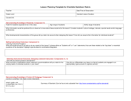 Also, it is a necessity that the observer knows about the lesson in order to assure that he will be able to relate to the topic taught by the teacher. Pre Observation Lesson Planning Template Aligned With Fft Rubric