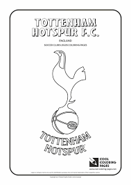 tottenham hotspur f c logo coloring page with cool pages coloriage des armoiries bvb