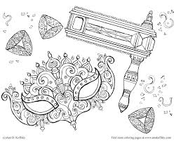 Purim Coloring Page Purim Coloring Pages Color Crafts