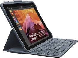 Logitech Slim Folio Keyboard Folio Case For Apple Ipad 5th 6th Generation 920 009017 Best Buy