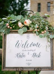 Diy Framed Welcome Sign With Eucalyptus And Garden Rose Decor Wedding Signage Wedding Welcome Signs Minneapolis Wedding Reception