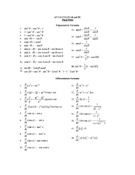 We refer to the chapter innite series of the course calculus i for the review of the following topics. Ap Calculus Ab Pdf The 3 Best Ap Calculus Ab Books To Help You Score A 5 2020