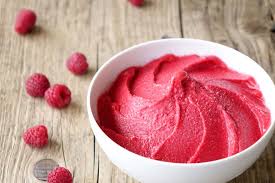 Sorbet A La Framboise Empreinte Sucree