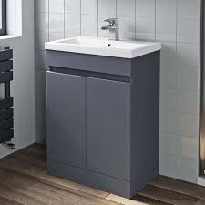 Sockets are rcd protected although realise that bathroom leccie works comes under part p / special location ? Grey Vanity Bathroom Unit Novocom Top