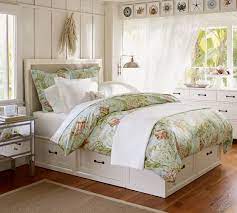 Stratton storage headboard, storage bed with baskets, king/cal king, pure white #beds. Stratton Storage Platform Bed Montgomery Headboard With Drawers Pottery Barn