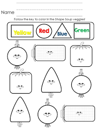 Color The Shape Soup Vegetables By Their Shape Plus Tons More Activities And Shapes Worksheet Kindergarten Shapes Worksheets Kindergarten Worksheets Printable
