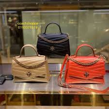 She is the chairman, ceo, and designer of tory burch llc. Tory Burch Kira Chevron Top Handle Satchel Shopee Malaysia