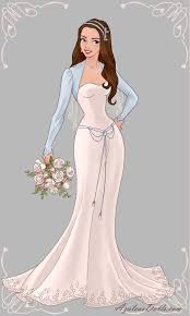 A Bride In Tidely By Isabellerecs On Deviantart Disney Princess Fashion Wedding Dress Sketches Disney Princess Dresses