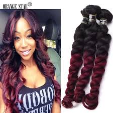 It's a pretty and subtle take on the trend. Two Tone Ombre Burgundy Brazilian Hair Extension 3bundles Loose Wave 7a Brazilian Ombre Red Hair Weaving Ombre Loose Wave Hair Ombre Loose Wave Hair Loose Wave Hairburgundy Brazilian Hair Aliexpress