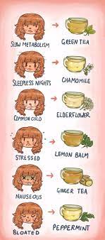 What Tea To Drink For Nausea Sleeplessness Better Metabolism Etc Tea Remedies Herbalism Health