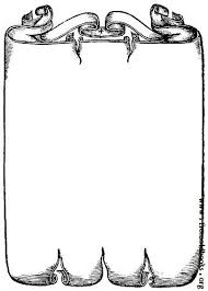 Scrollwork Border From Page 227 Clip Art Borders Page Borders Design Halloween Borders