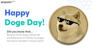Dogecoin price, market cap, charts, and other market data on cointelegraph. Doge Day From Meme To Musk Anycoin Direct