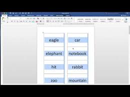 The layout and features of a good cue card; How To Quickly Create Flashcards W Pictures Using Microsoft Word 2 Ways 2021 Lagu Mp3 Mp3 Dragon