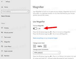 If this is the case, then read #2. Start And Stop Magnifier In Windows 10