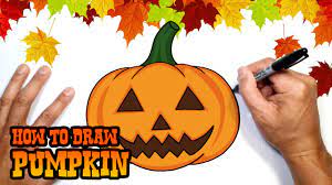 Did you scroll all this way to get facts about pumpkin drawings? How To Draw Halloween Pumpkin Drawing Lesson Youtube