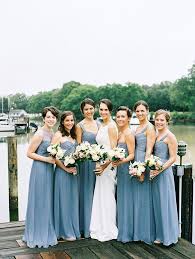 Katie And Ben S Chesapeake Bay Wedding Pale Blue Bridesmaid Dresses Bridesmaid Wedding