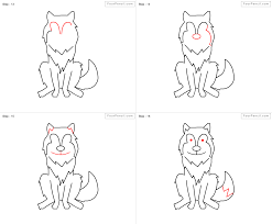 How To Draw Jackal For Kids Drawing Tutorials For Kids Drawings Drawing Tutorial
