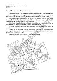 It is the fourth and final sequel film to the 2002 animated feature film lilo & stitch, and the conclusion to the television series lilo & stitch: Lilo And Stitch Movie Activity Esl Worksheet By Ericaplak