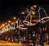 Shop Online 2D Christmas Bell Light Hanging Design, LED ...