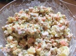 Russischer Salat Rezept Russischer Salat Salat Vorspeisen Salat
