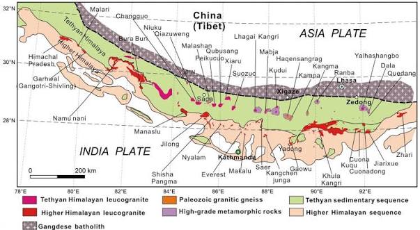 Rare-metals in the Himalayas: The potential world-class treasure |  EurekAlert!