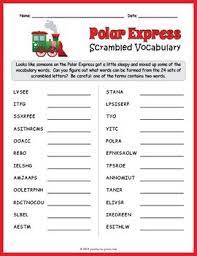 Many were content with the life they lived and items they had, while others were attempting to construct boats to. Polar Express Word Scramble Puzzle Worksheet Activity Printable Christmas Games Polar Express Party Polar Express Christmas Party