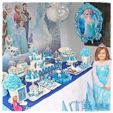 Pretty Theme Event Planner Candy Buffet Portfolio Frozen Party Decorations Frozen Birthday Theme Frozen Themed Birthday Party