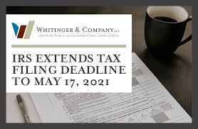 The irs will be providing formal guidance in the coming days. Irs And Indiana Dor Extend Tax Filing Deadline To May 17 2021 Whitinger Company