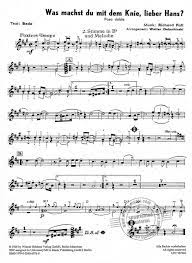Was Machst Du Mit Dem Knie Lieber Hans Buy Now In The Stretta Sheet Music Shop